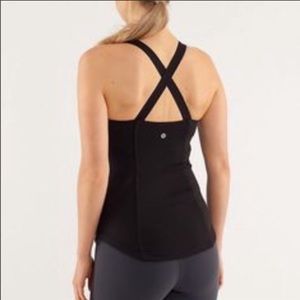 Lululemon Work It Out Black Tank